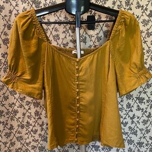 Madewell Button-Front Blouse